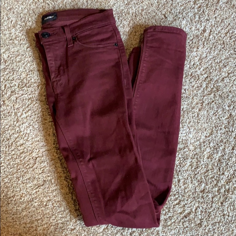 Burgundy Hudson Jeans